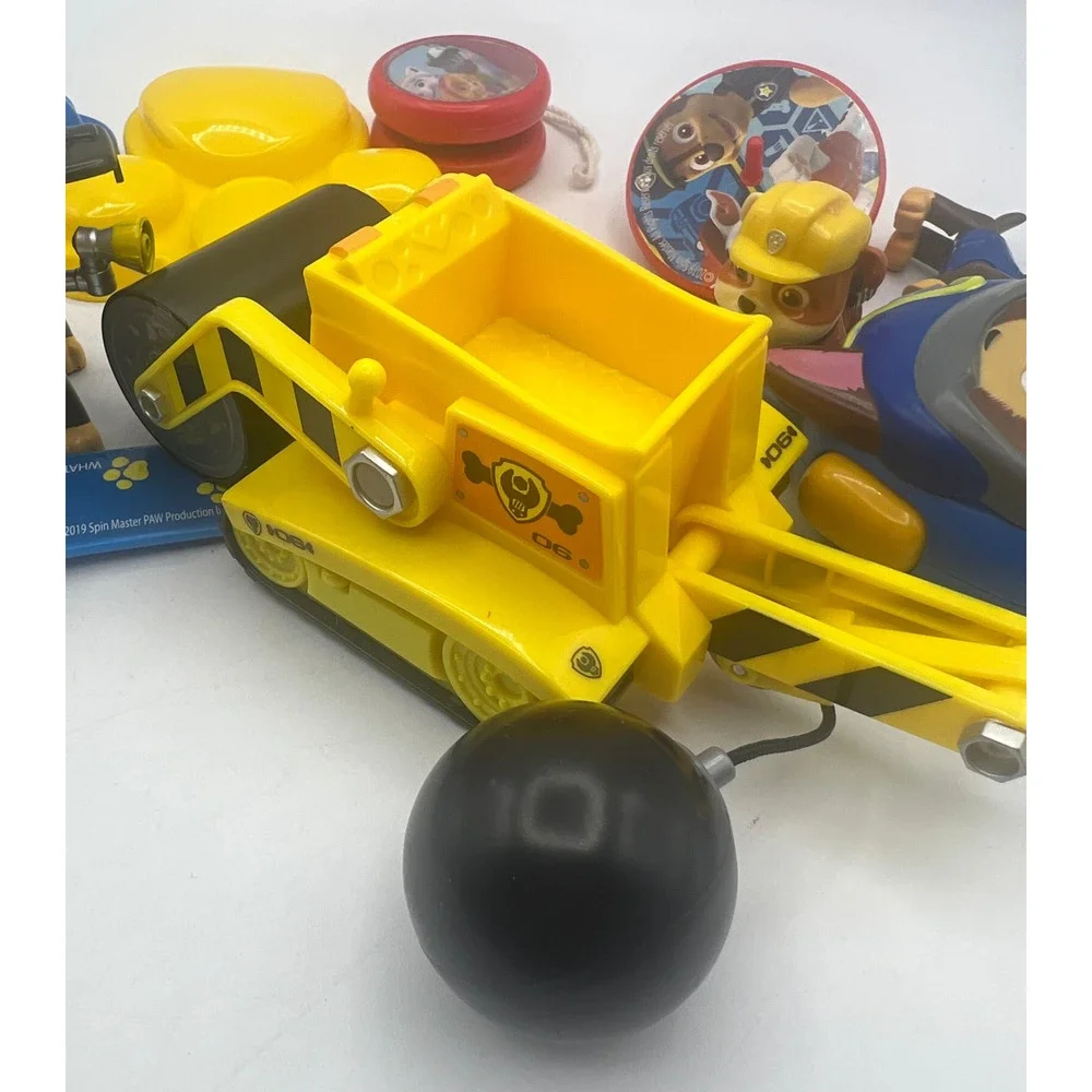 Paw Patrol Toy Lot Figures Construction Truck Yo Yo Paddle Game Mixed Play Set